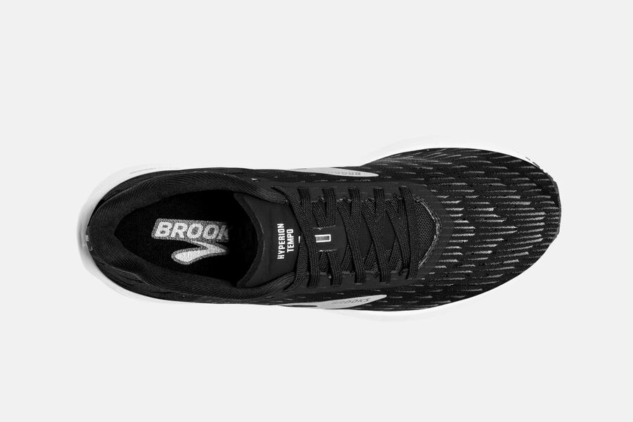 Brooks Israel Hyperion Tempo Road Running Shoes Womens - Black/Silver - KEW-052139